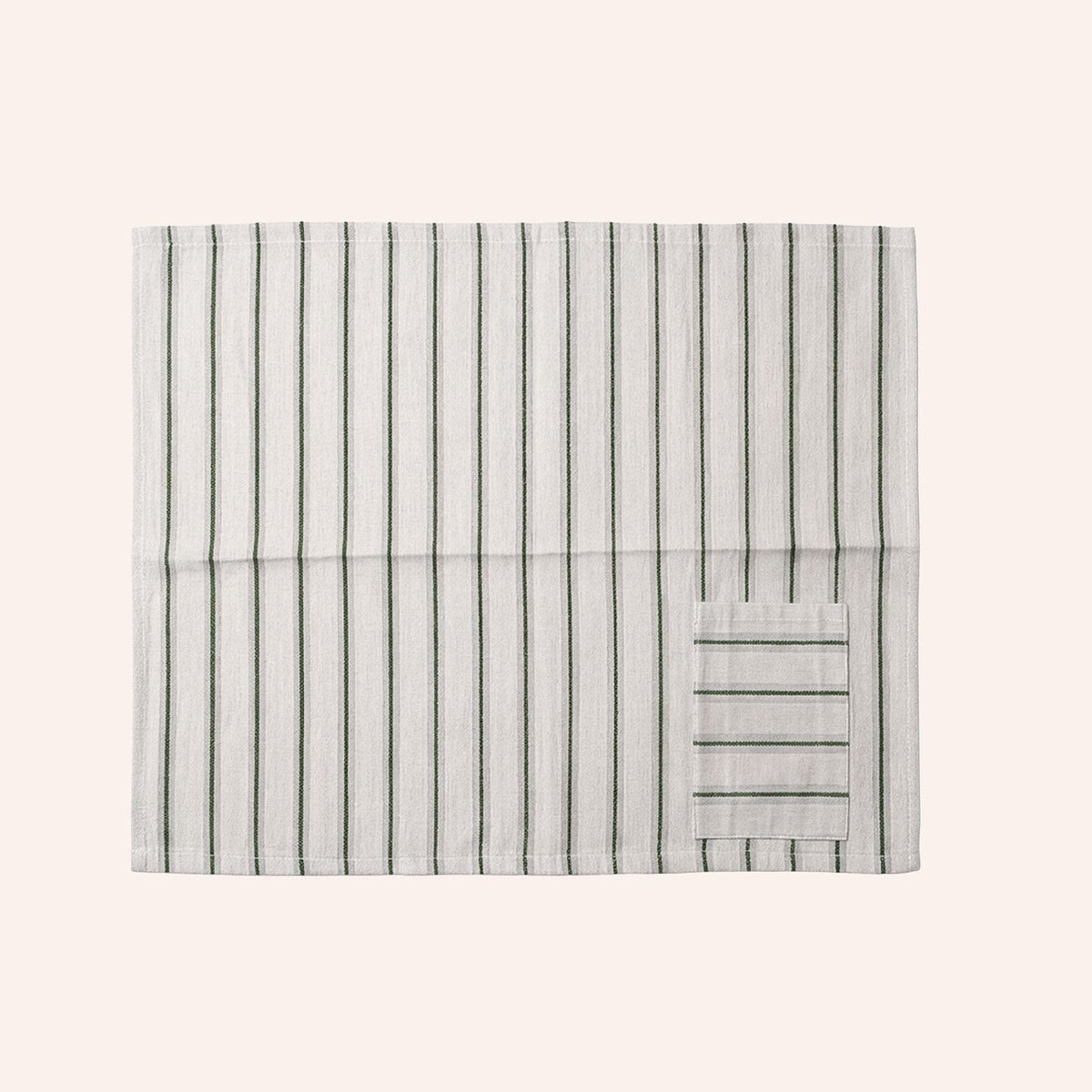 Travel napkin roll 11:37, Green khaki