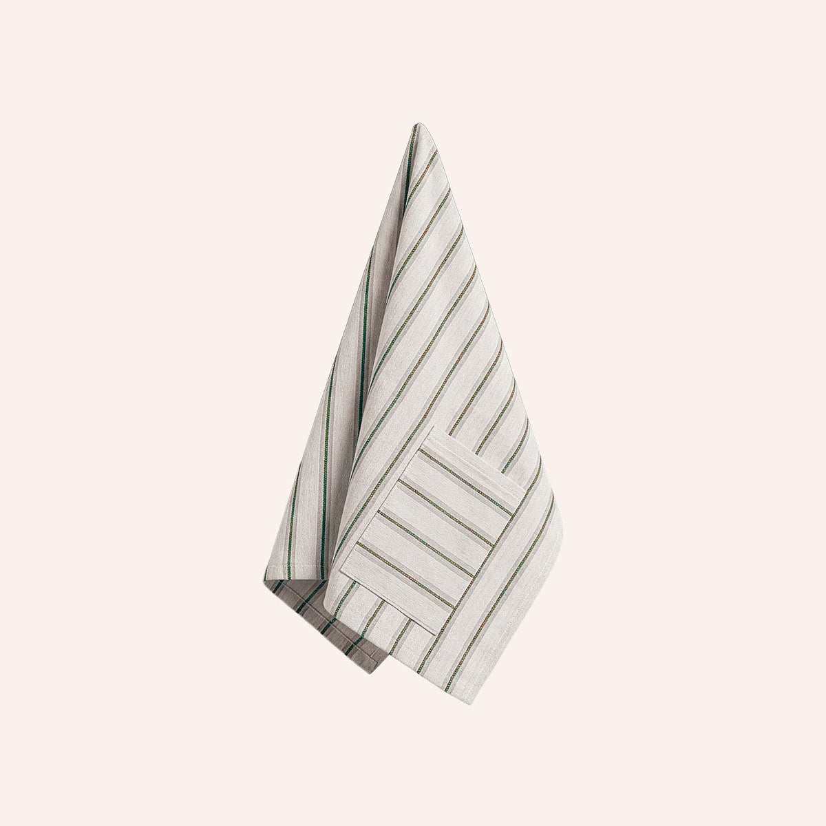 Travel napkin roll 11:37, Green khaki