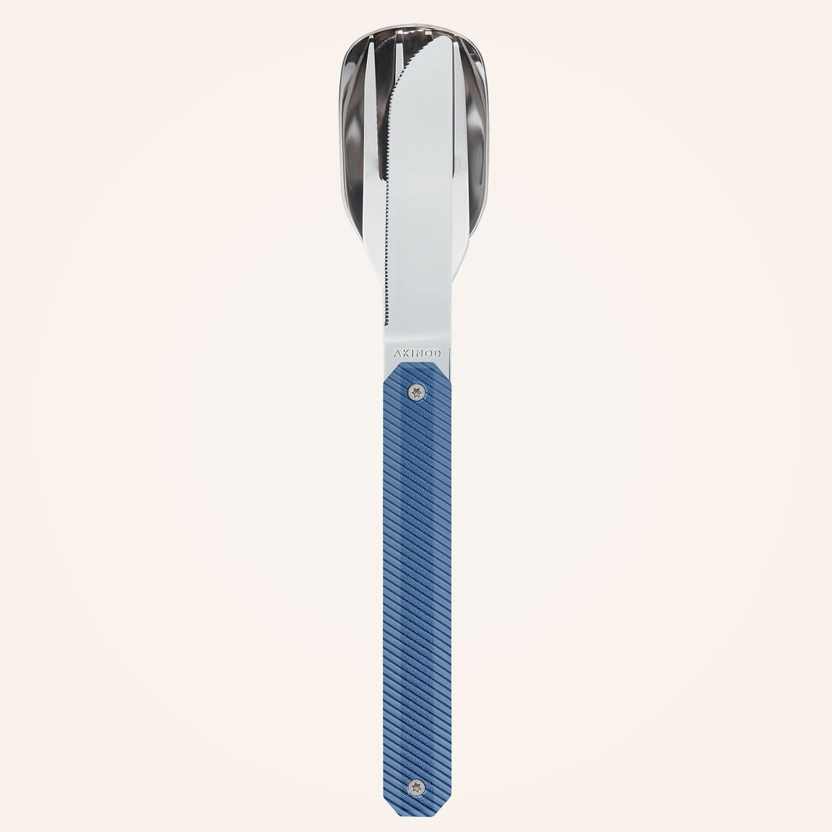 Couverts 12:34, Aluminium bleu
