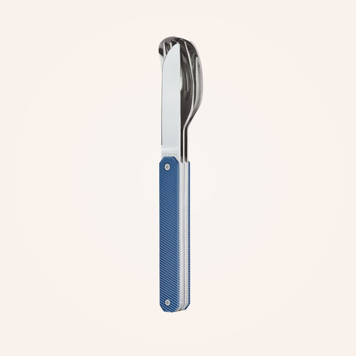 Couverts 12:34, Aluminium bleu
