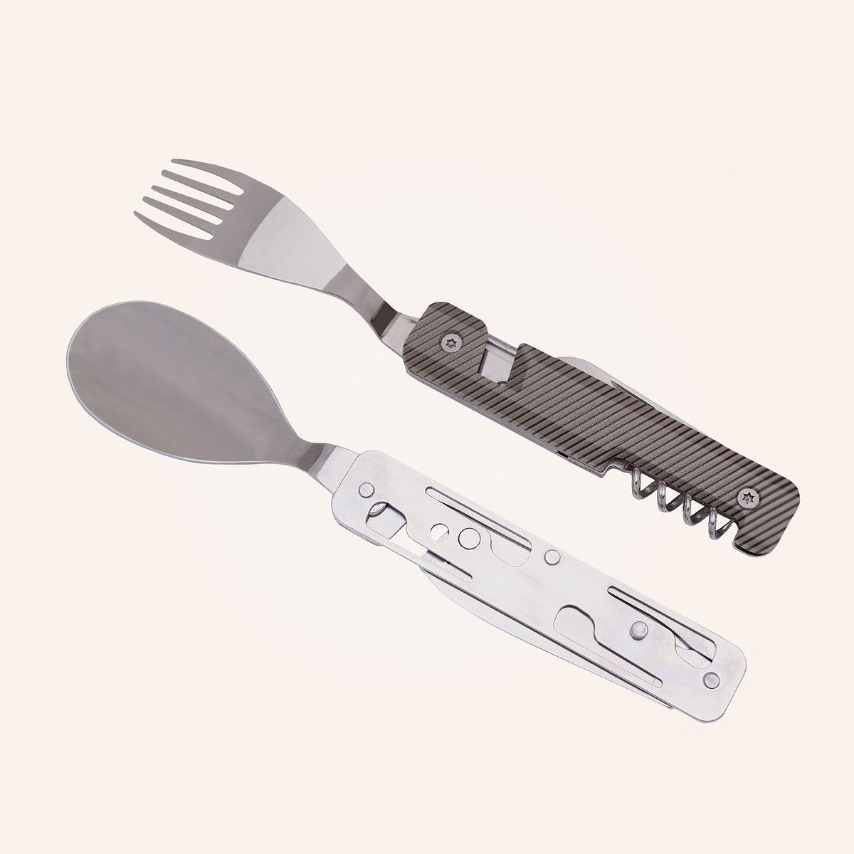 Couverts multifonction 13:25, Aluminium gris foncé
