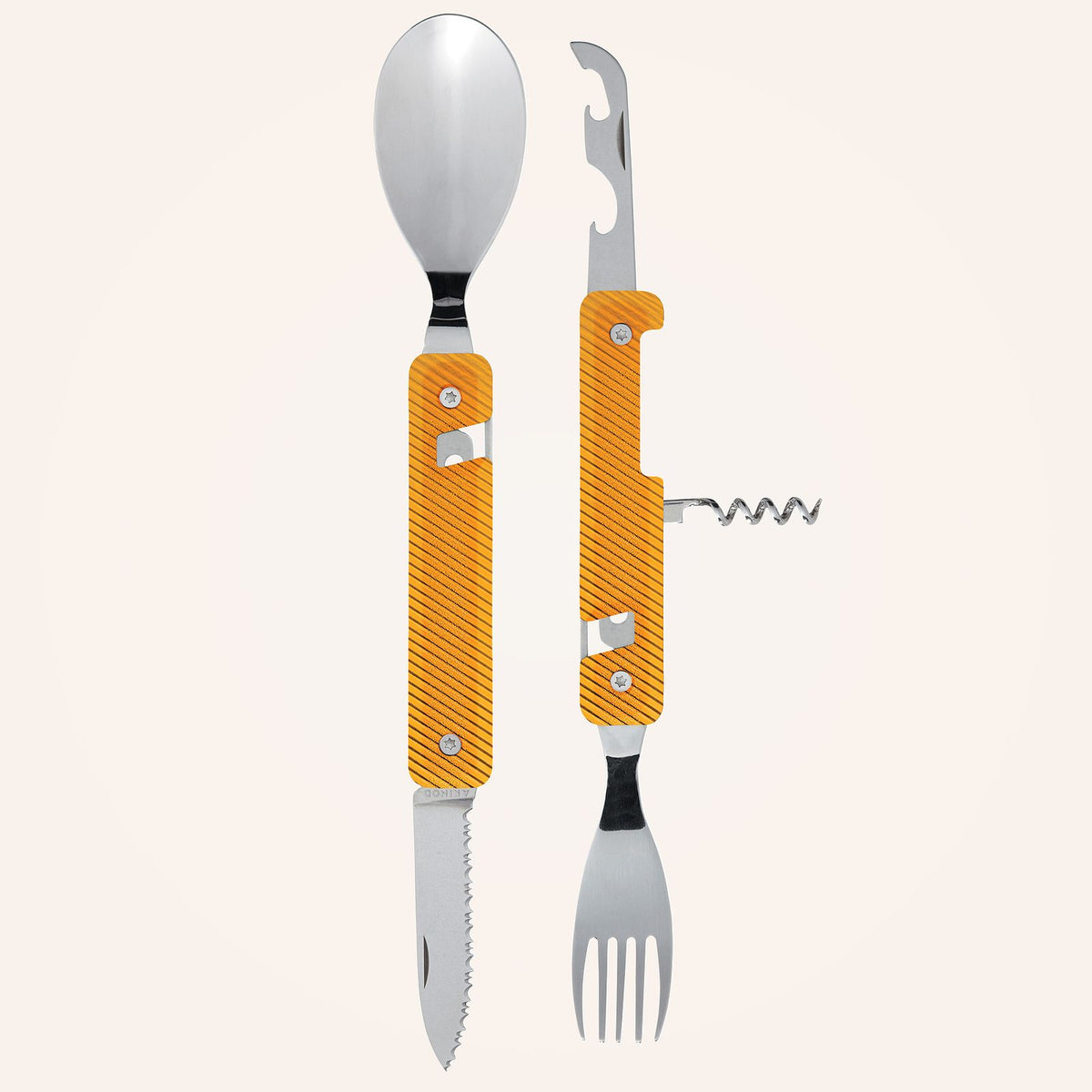 Couverts multifonction 13:25, Aluminium orange