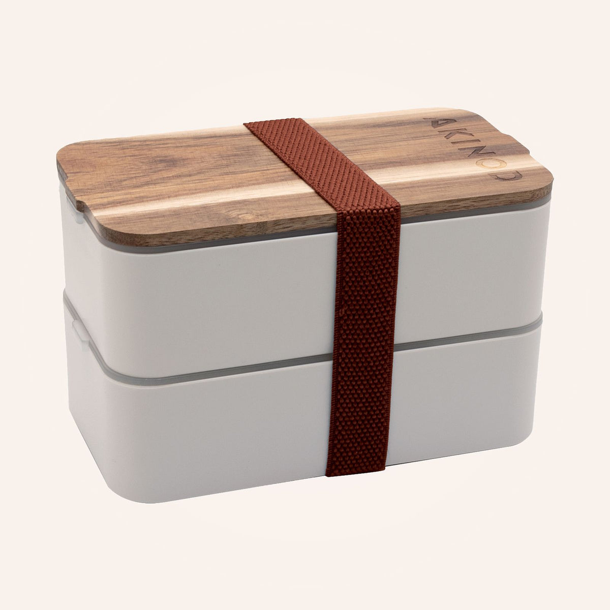 Bento + Lunch bag 11:58, Blanc / Terracotta