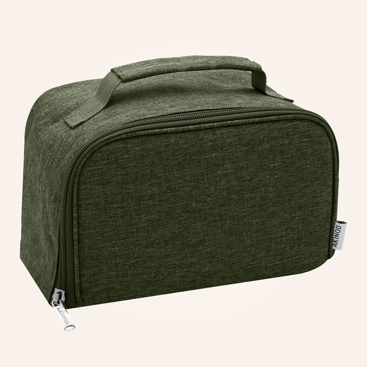 Bento + Lunch bag 11:58, Black / Green khaki