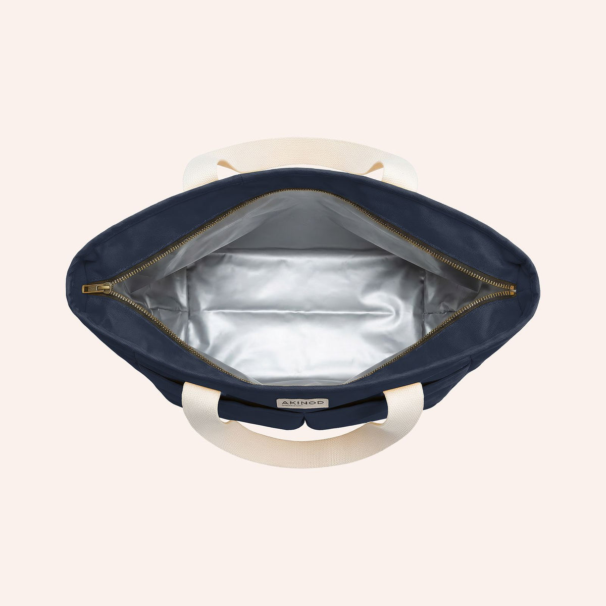 Insulated shopping bag 10:47, Navy blue