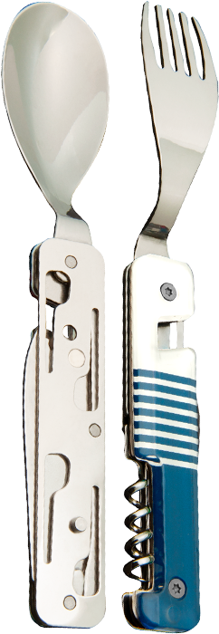 Akinod Couverts droits élégants gastronomiques avec insert magnétique  (couteau, fourchette et cuillère) - magnetic straight cutlery 12H34  mod.BLACK