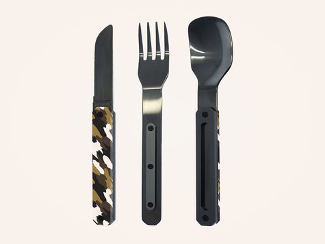 Utensils 12:34, Green camo