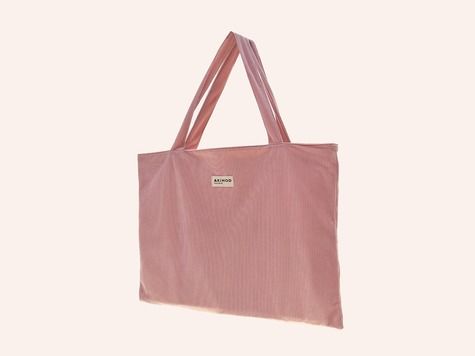 Totebag aus rosa Cord