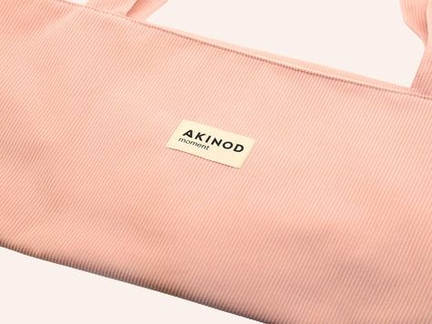 Totebag aus rosa Cord