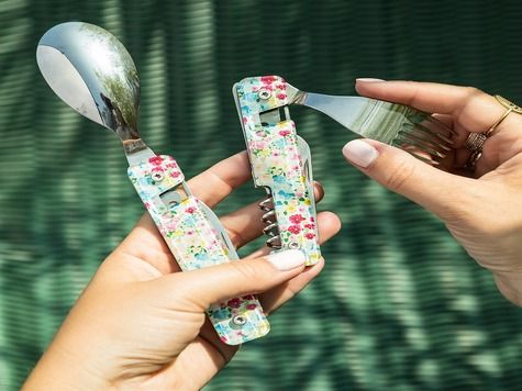 Multifunction Cutlery 13h25, Pastel flowers