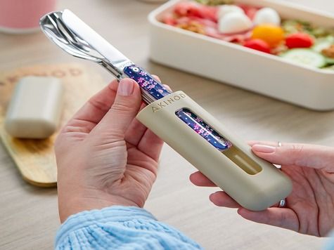 Carrying case, straight magnetic cutlery / 12h34