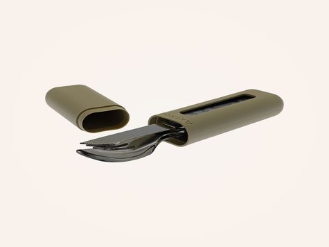 Carrying case, straight magnetic cutlery / 12h34