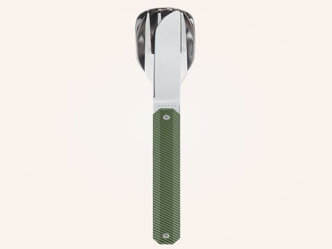 Utensils 12:34, Green khaki aluminum