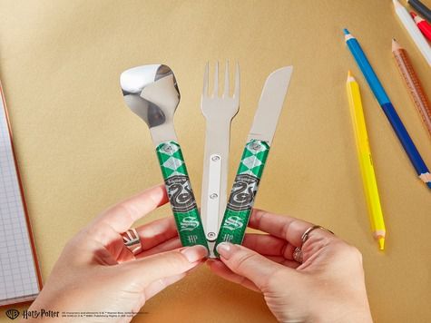 Straight Cutlery 12h34, HP - Slytherin