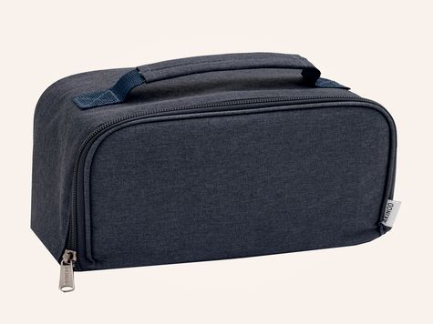 Bento + Lunch bag 11:58, Weiss / Jeansblau