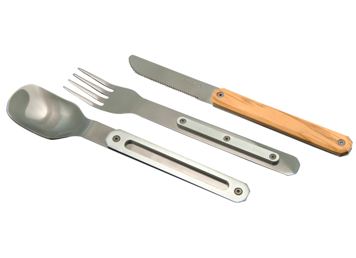 Akinod Straight Magnetic Cutlery (Mirror Finish) - Jungle – Whitby
