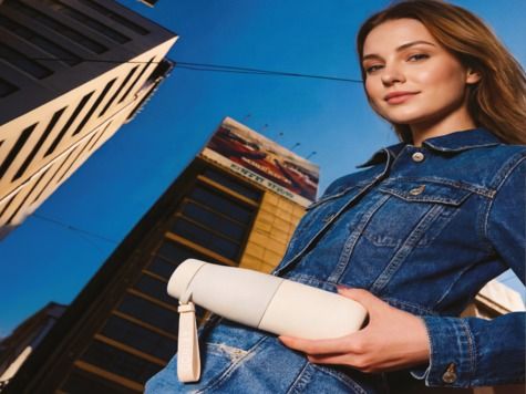 Bouteille isotherme 07:20, Beige