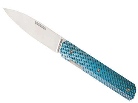 Couteau d'Office Pliant 18H07, Mosaïque bleue