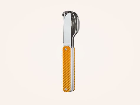 Couverts Droits 12h34, Aluminium orange