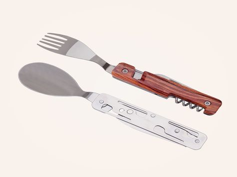 Multifunction Cutlery 13h25, Coral wood