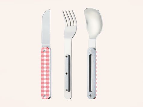 Straight Cutlery 12h34, Pink Vichy