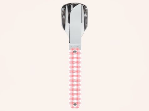 Straight Cutlery 12h34, Pink Vichy
