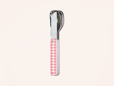Straight Cutlery 12h34, Pink Vichy
