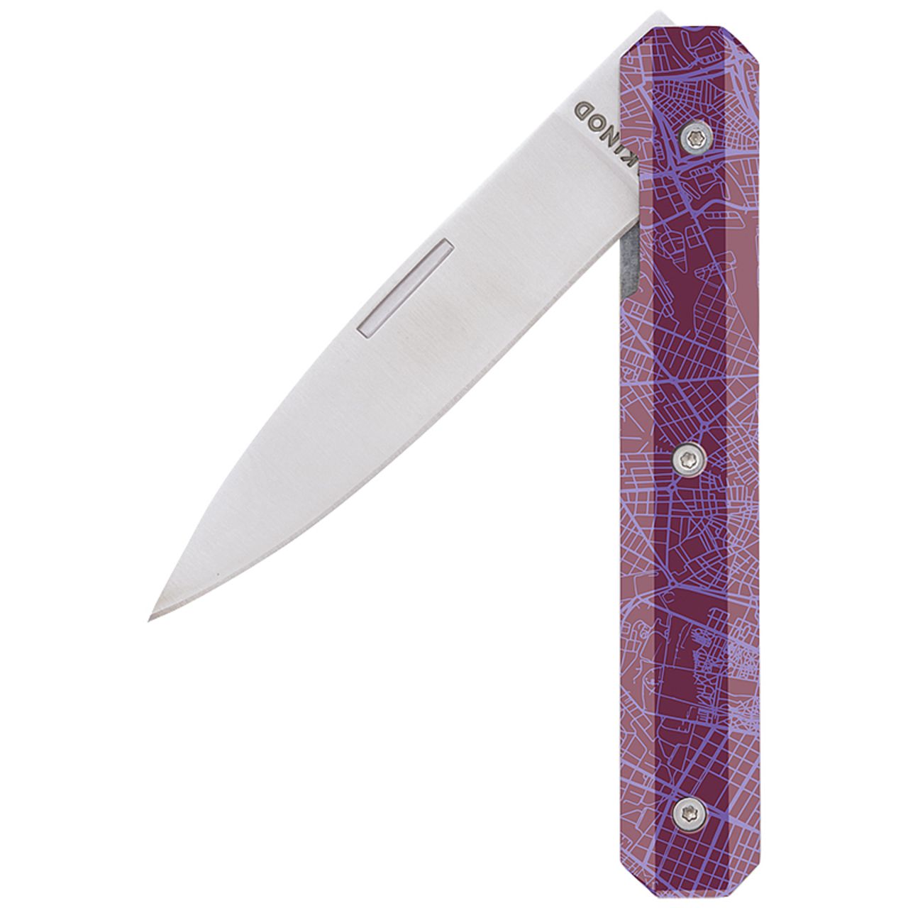 Utility Folding Knife 18H07, Downtown purple FOLDING PARING KNIVES 18H07 Akinod®