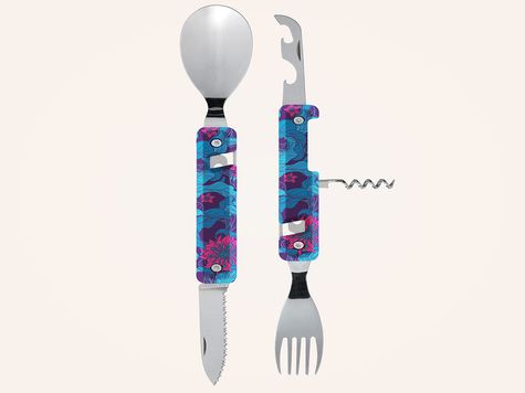 Multifunction Cutlery 13h25, Hibiscus