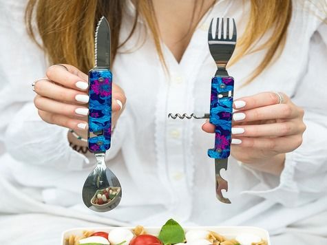 Multifunction Cutlery 13h25, Hibiscus