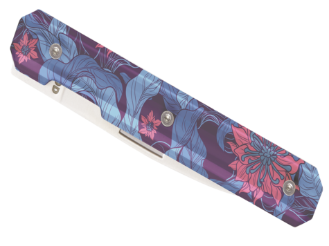 Couteau d'Office Pliant 18H07, Hibiscus