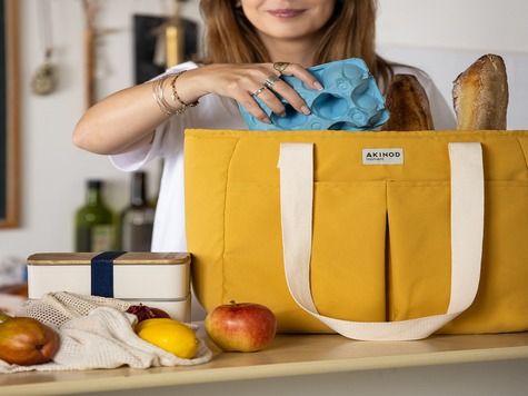 Isotherme Shopping-Tasche 10:47, Senf