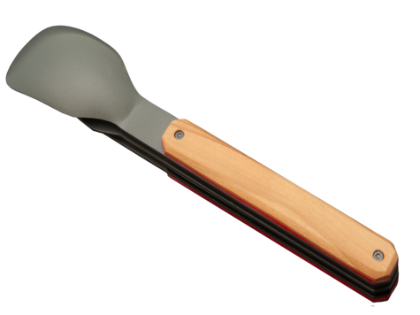 Straight Cutlery 12H34, Titanium, G10, Olive Wood